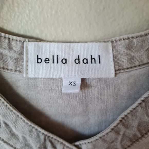 Bella Dahl Tencel Button Fray Hem Dress Size XS - Picture 2 of 4